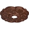 Ekena Millwork Rotherham Ceiling Medallion (Fits Canopies up to 3 1/2"), 18"OD x 3 1/2"ID x 1 1/2"P, Copper Penny CM17ROCPS - alternate 3